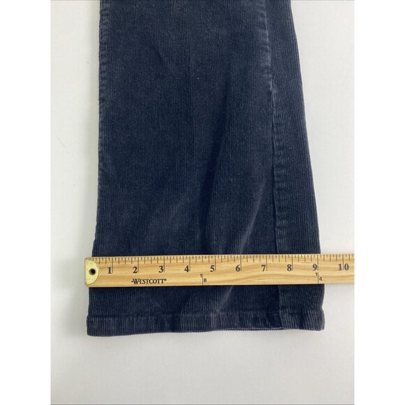 Calvin Klein Flare Womens Pants Size 10 Black Corduroy Flare Casual - Picture 12 of 12